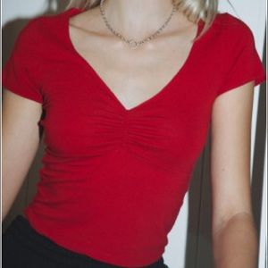 Red Gina Top